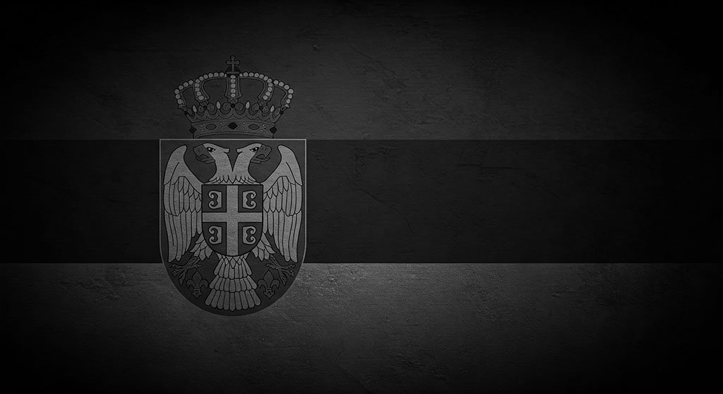 Srpska zastava u crnom